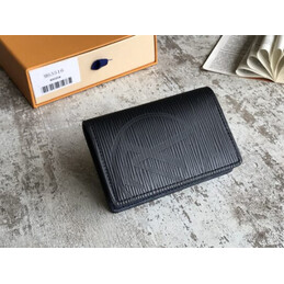 Replica Louis Vuitton Black Epi Leather Pocket Organizer