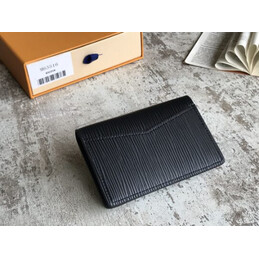 Replica Louis Vuitton Black Epi Leather Pocket Organizer