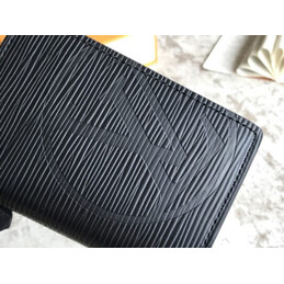 Replica Louis Vuitton Black Epi Leather Pocket Organizer