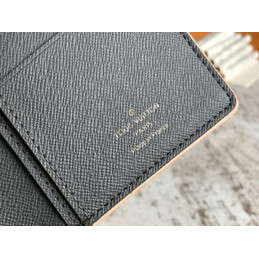 Replica Louis Vuitton Gray Monogram Shadow Brazza Wallet
