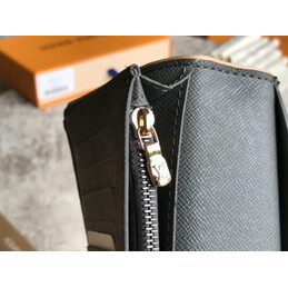 Replica Louis Vuitton Gray Monogram Shadow Brazza Wallet