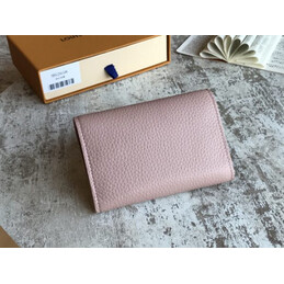 Replica Louis Vuitton Pale Pink Studded Capucines Compact Wallet