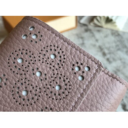 Replica Louis Vuitton Pale Pink Studded Capucines Compact Wallet