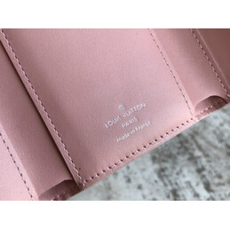 Replica Louis Vuitton Pale Pink Studded Capucines Compact Wallet