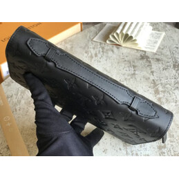 Replica Louis Vuitton Black Monogram Shadow Zippy XL Wallet