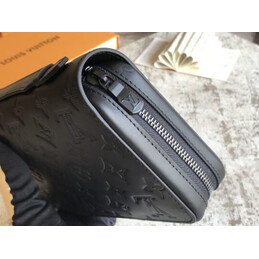 Replica Louis Vuitton Black Monogram Shadow Zippy XL Wallet