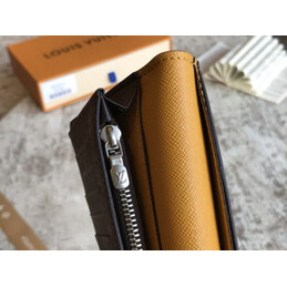 Replica Louis Vuitton Blue Epi Leather Brown Trim Brazza Wallet