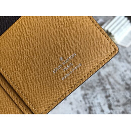 Replica Louis Vuitton Blue Epi Leather Brown Trim Brazza Wallet