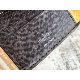 Replica Louis Vuitton Blue Epi Leather Brown Trim Multiple Wallet