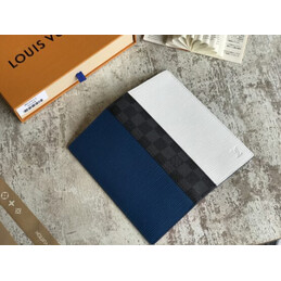 Replica Louis Vuitton White Epi Leather Black Trim Brazza Wallet