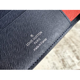 Replica Louis Vuitton White Epi Leather Black Trim Multiple Wallet