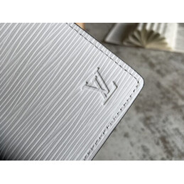 Replica Louis Vuitton White Epi Leather Red Trim Pocket Organizer