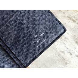Replica Louis Vuitton Blue Epi Leather Oversized LV Brazza Wallet