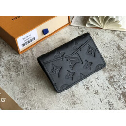 Replica Louis Vuitton Black Monogram Shadow Pocket Organizer