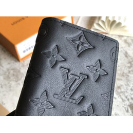 Replica Louis Vuitton Black Monogram Shadow Pocket Organizer