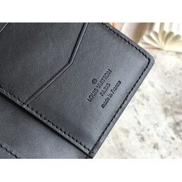 Replica Louis Vuitton Black Monogram Shadow Pocket Organizer