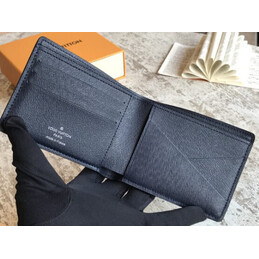 Replica Louis Vuitton Blue Epi Leather Oversized LV Multiple Wallet
