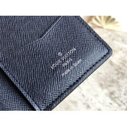 Replica Louis Vuitton Navy Blue Epi Leather Oversized LV Pocket Organizer