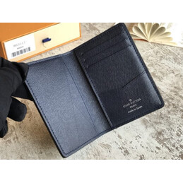Replica Louis Vuitton Navy Blue Epi Leather Oversized LV Pocket Organizer