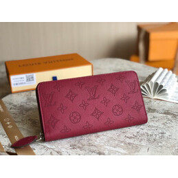 Replica Louis Vuitton Fuchsia Embossed Monogram Zippy Wallet