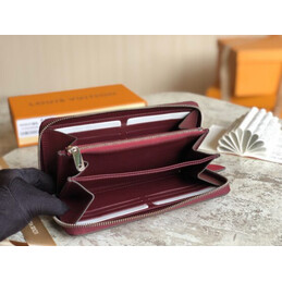 Replica Louis Vuitton Fuchsia Embossed Monogram Zippy Wallet