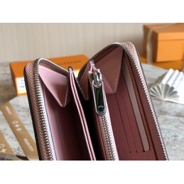 Replica Louis Vuitton Fuchsia Embossed Monogram Zippy Wallet