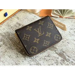 Replica Louis Vuitton Brown Monogram Owl Patch Zippy Coin Purse
