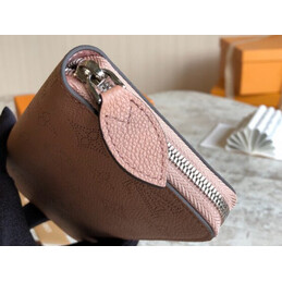 Replica Louis Vuitton Pale Pink Embossed Monogram Zippy Wallet