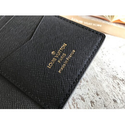 Replica Louis Vuitton Brown Blue Monogram Pocket Organizer