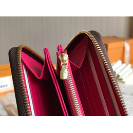 Replica Louis Vuitton Brown Monogram Multicolor Patch Zippy Wallet
