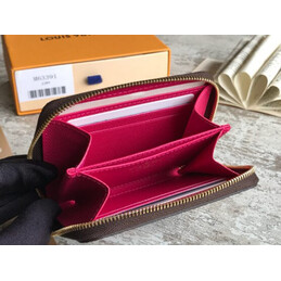 Replica Louis Vuitton Brown Monogram Travel Patch Zippy Coin Purse