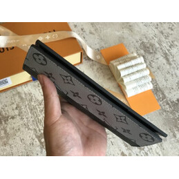 Replica Louis Vuitton Black White Monogram Split Brazza Wallet