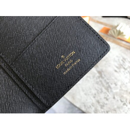 Replica Louis Vuitton Brown Blue Monogram Brazza Wallet