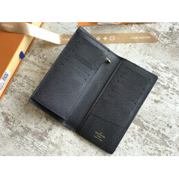 Replica Louis Vuitton Brown Blue Monogram Brazza Wallet