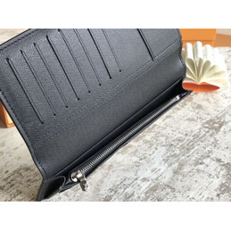 Replica Louis Vuitton Black Monogram Eclipse Brazza Wallet - Style 2