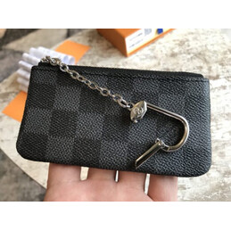Replica Louis Vuitton Damier Graphite Key Pouch