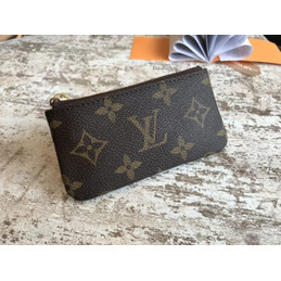 Replica Louis Vuitton Brown Monogram Chain Key Pouch