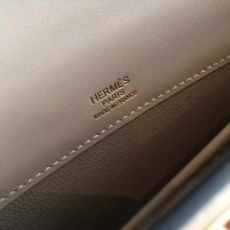 Replica Hermes Cream Kelly Cut Clutch Gold Hardware