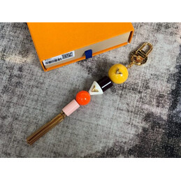 Replica Louis Vuitton Multicolor Bead Tassel Key Holder Charm