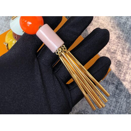 Replica Louis Vuitton Multicolor Bead Tassel Key Holder Charm