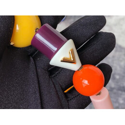 Replica Louis Vuitton Multicolor Bead Tassel Key Holder Charm