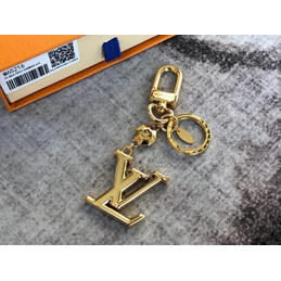 Replica Louis Vuitton Gold LV Initials Key Holder Charm