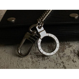 Replica Louis Vuitton Black Epi Leather Supreme Chain Compact Wallet