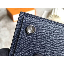Replica Louis Vuitton Blue Epi Leather Supreme Chain Compact Wallet