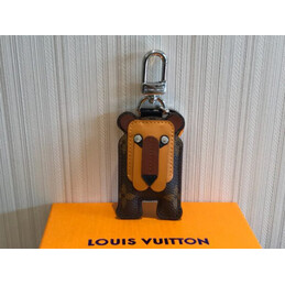 Replica Louis Vuitton Brown Monogram Bear Key Holder Charm