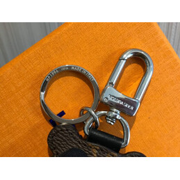 Replica Louis Vuitton Brown Monogram Bear Key Holder Charm