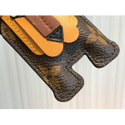 Replica Louis Vuitton Brown Monogram Bear Key Holder Charm