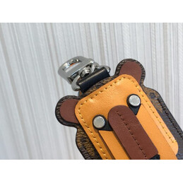 Replica Louis Vuitton Brown Monogram Bear Key Holder Charm