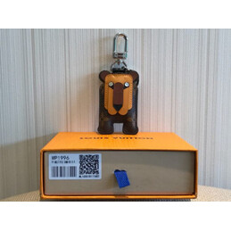 Replica Louis Vuitton Brown Monogram Bear Key Holder Charm