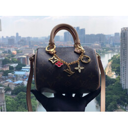Replica Louis Vuitton Brown Monogram Speedy Bag Charm